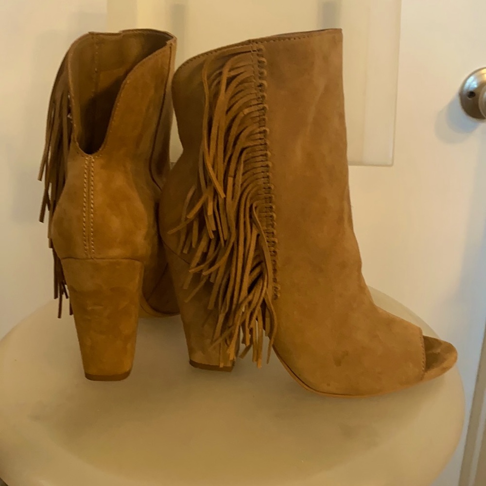 Tan boots